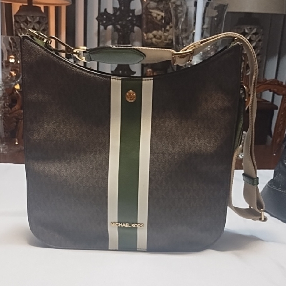 Michael Kors Brown and Green Men's Bag
